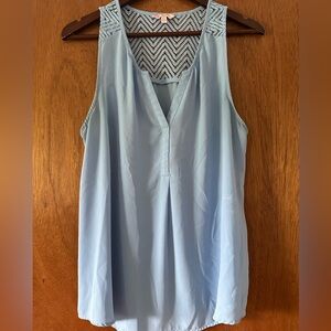 Light Blue tank top blouse